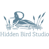 Hidden Bird Studio logo.