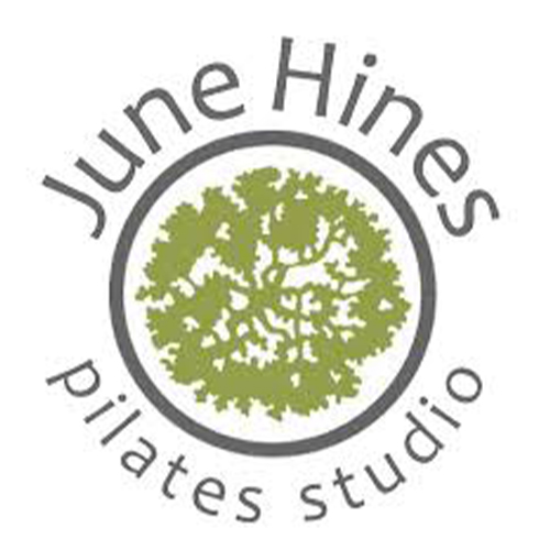 June Hines Pilates logo.